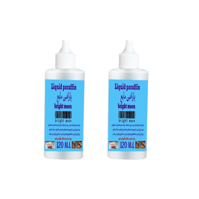 پارافین مایع مدل bright moon حجم 120 میلی لیتر بسته ۲ عددی