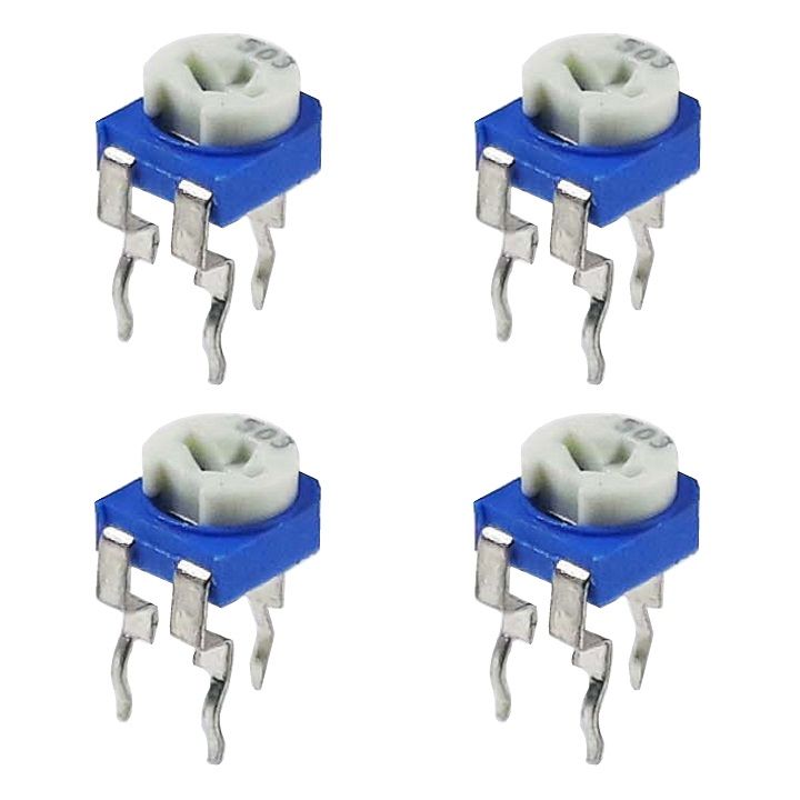 پتانسیومتر 50 کیلو اهم مدل tpb 50 بسته 4 عددی