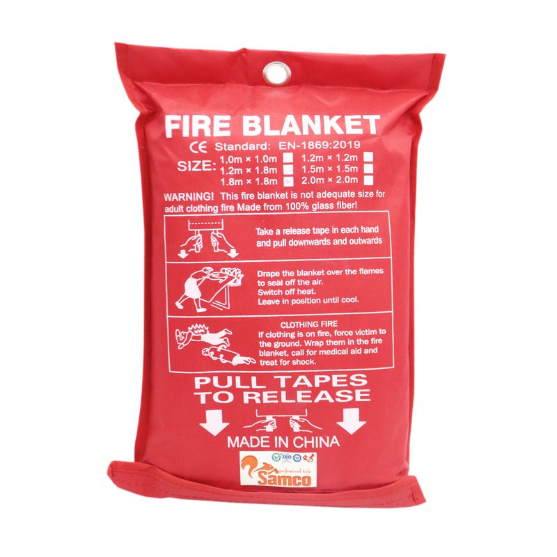 پتوی اطفای حریق سامکو مدل yp fire 180x180cm