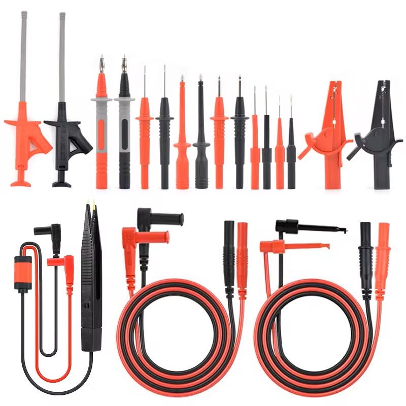 پراب مولتی متر مستک مدل test lead kits مجموعه 21 عددی