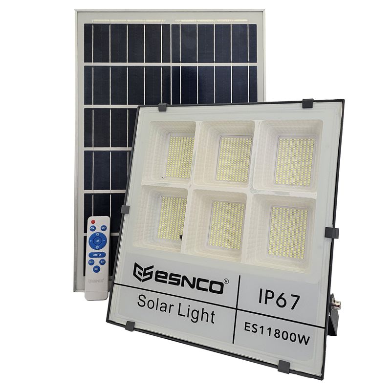 پروژکتور ال ای دی خورشیدی اسنکو مدل es11800w ظرفیت 800 وات
