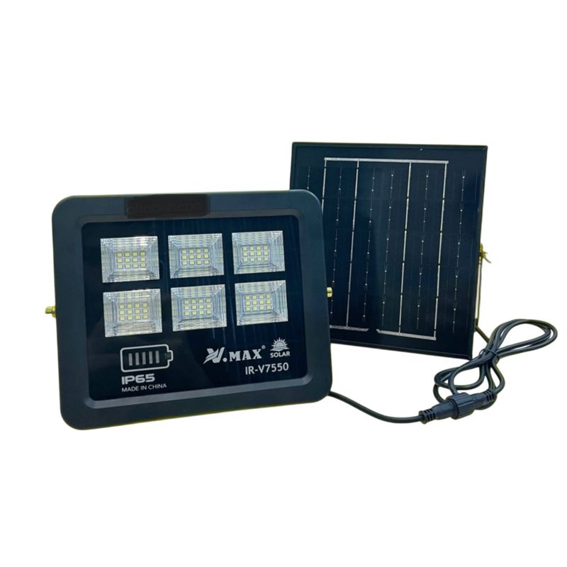 پروژکتورخورشیدی وی مکس مدل ir v7550 ظرفیت 50 وات