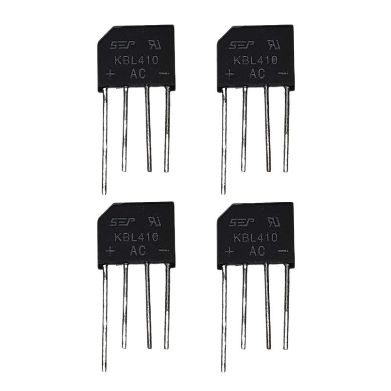 پل دیود مدل kb410 بسته 4 عددی
