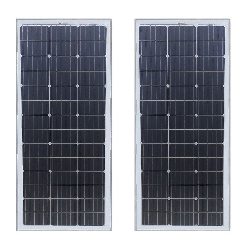 پنل خورشیدی 100 وات ویلیون مدل m 100w بسته 2 عددی