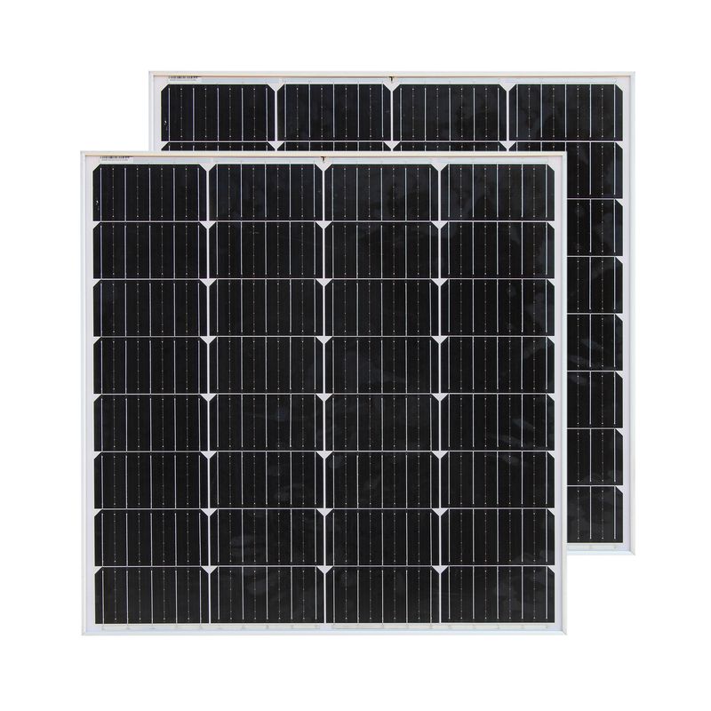پنل خورشیدی تیسو مدل tm100w 18v ظرفیت 100وات مجموعه 2 عددی