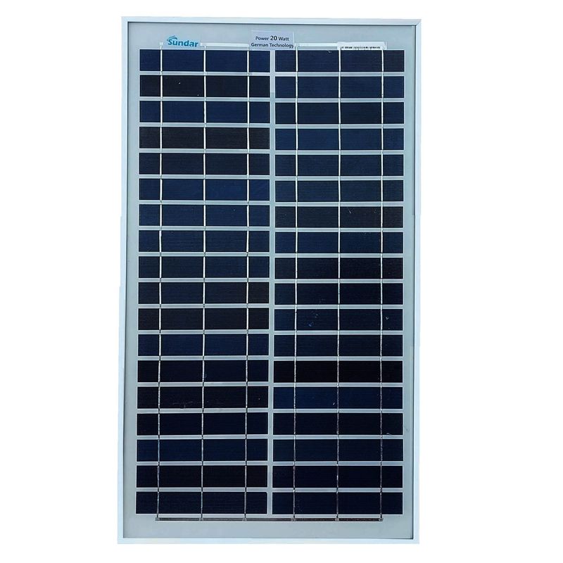 پنل خورشیدی ساندر مدل bt w20 ظرفیت 20 وات