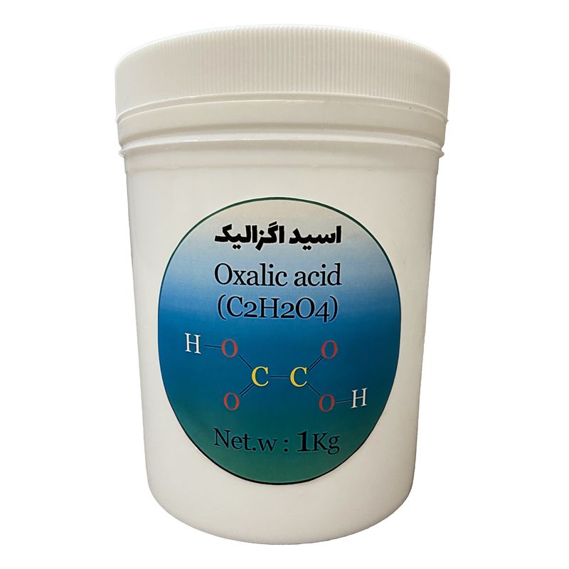 پودر اسید اگزالیک مدل c2h2o4 کد 664 وزن 1 کیلوگرم