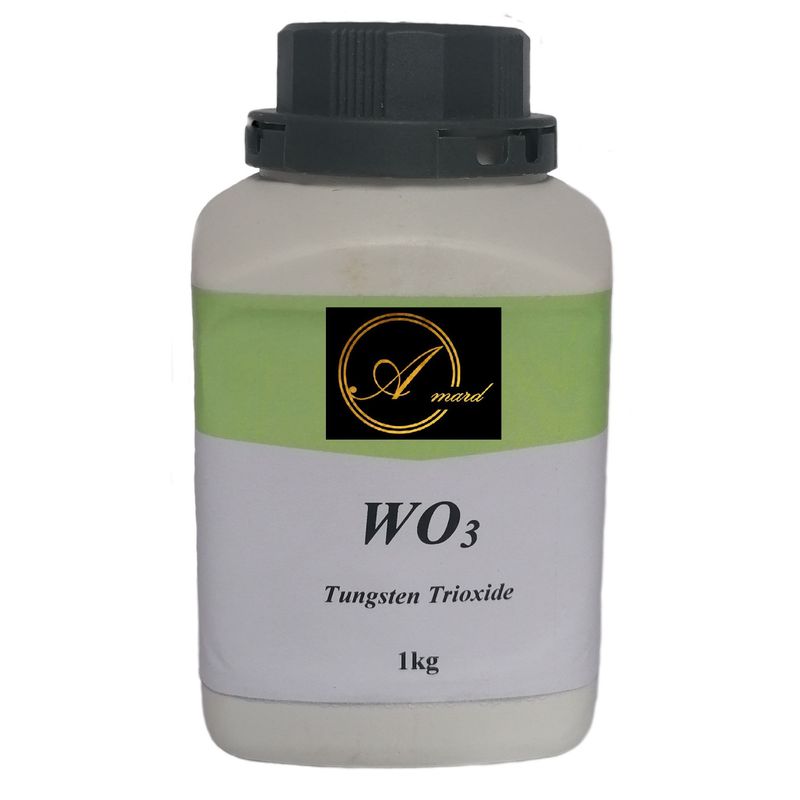 پودر اکسید تنگستن مدل wo3 کد 99.50 وزن 1000 گرم