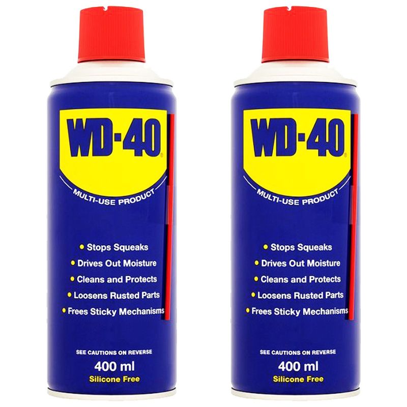 پک اسپری روان کننده wd 40 مدل gummy حجم 400 میلی لیتر بسته 2 عددی