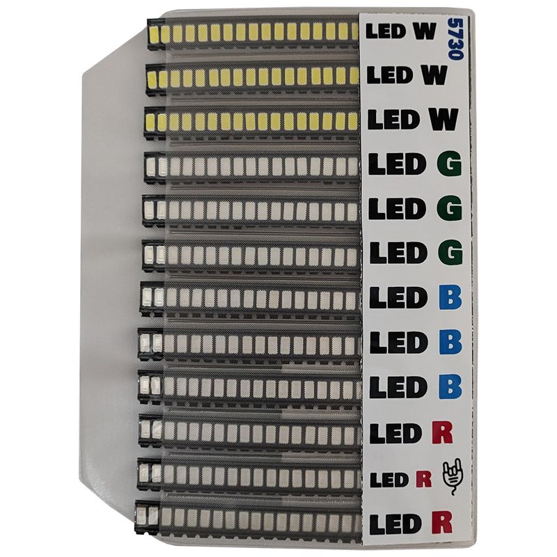 پک ال ای دی smd مصیعلا مدل 5730 بسته 300 عددی