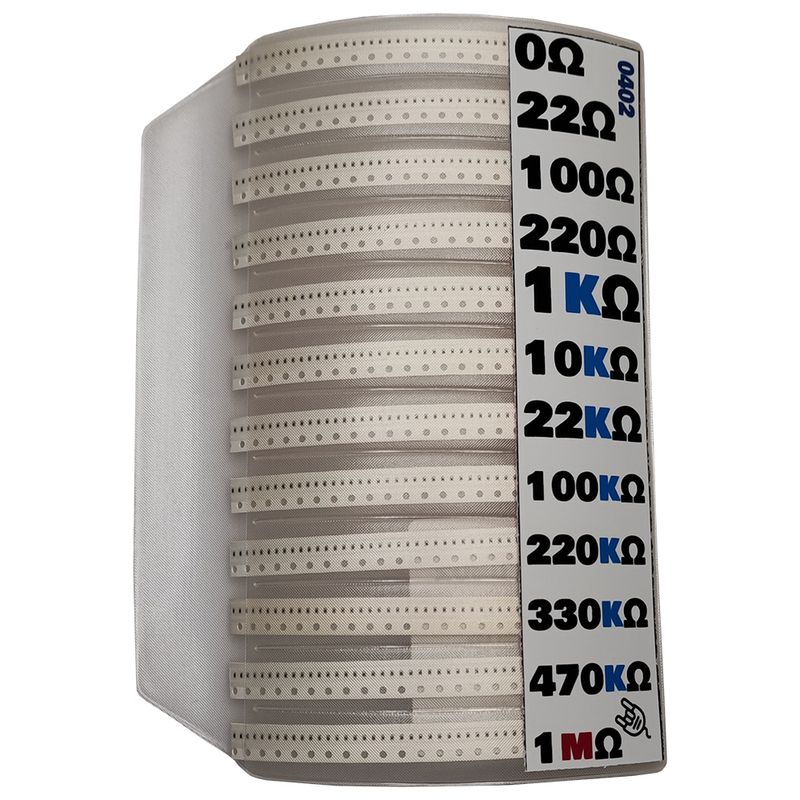 پک مقاومت smd مصیعلا مدل 0402 بسته 600 عددی