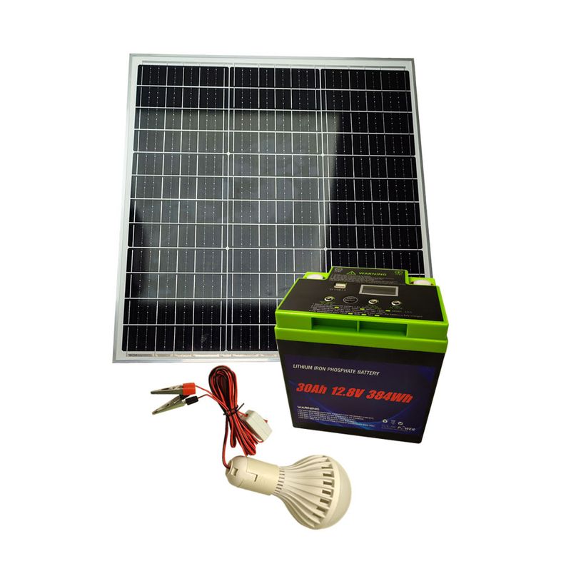 پکیج شارژر خورشیدی 384 وات مدل 30ah solar power