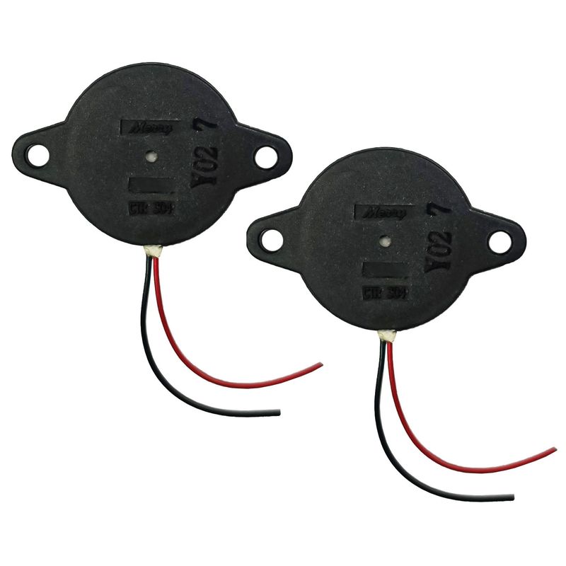 پیزو الکتریک صوتی مدل buzzer 18mm بسته 2 عددی
