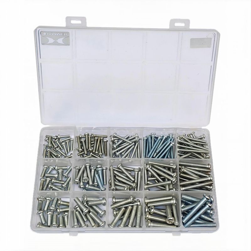 پیچ استوانه هامر مدل home fix k بسته 225 عددی