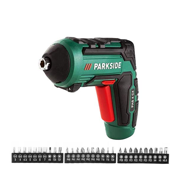 پیچ بند شارژی پارکساید مدل pas 4 c4 مجموعه 30 عددی