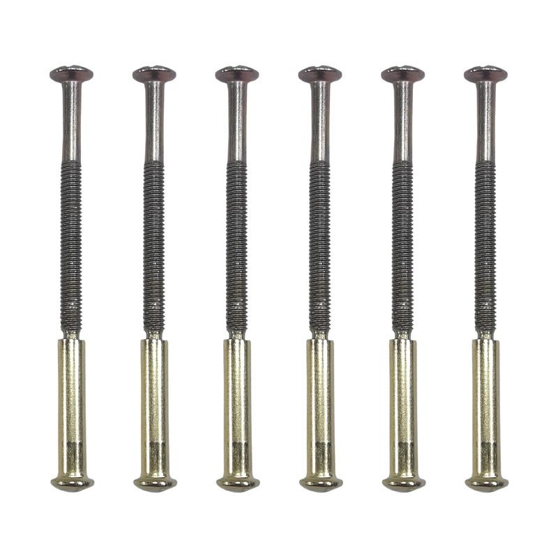 پیچ و مهره فیکس دستگیره مدل gh 60 مجموعه 6 عددی