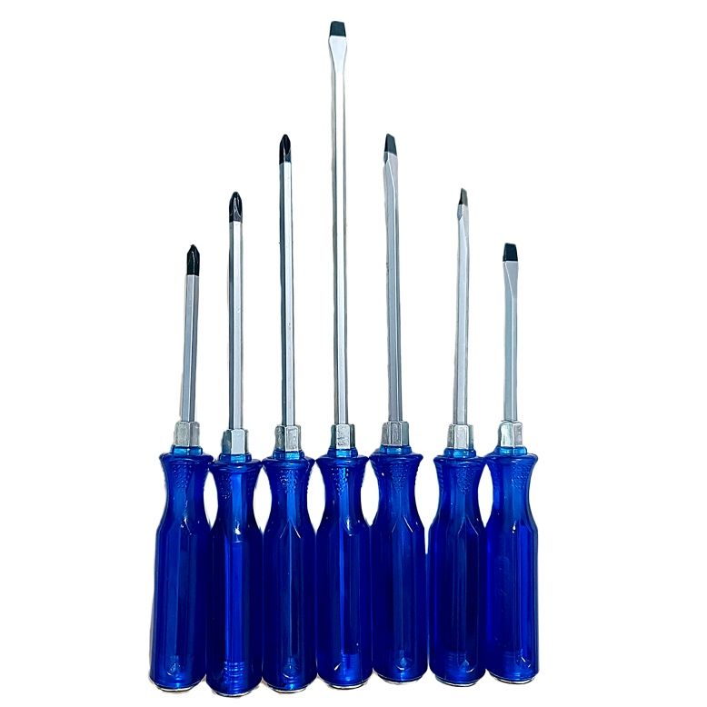 پیچ گوشتی آهنربایی ضربه خور مدل set مجموعه 7 عددی