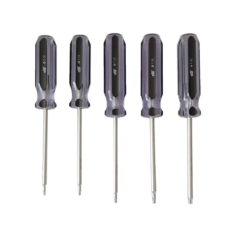 پیچ گوشتی اسکای مدل ستاره ای کد aj sky stsd 7150 مجموعه 5 عددی