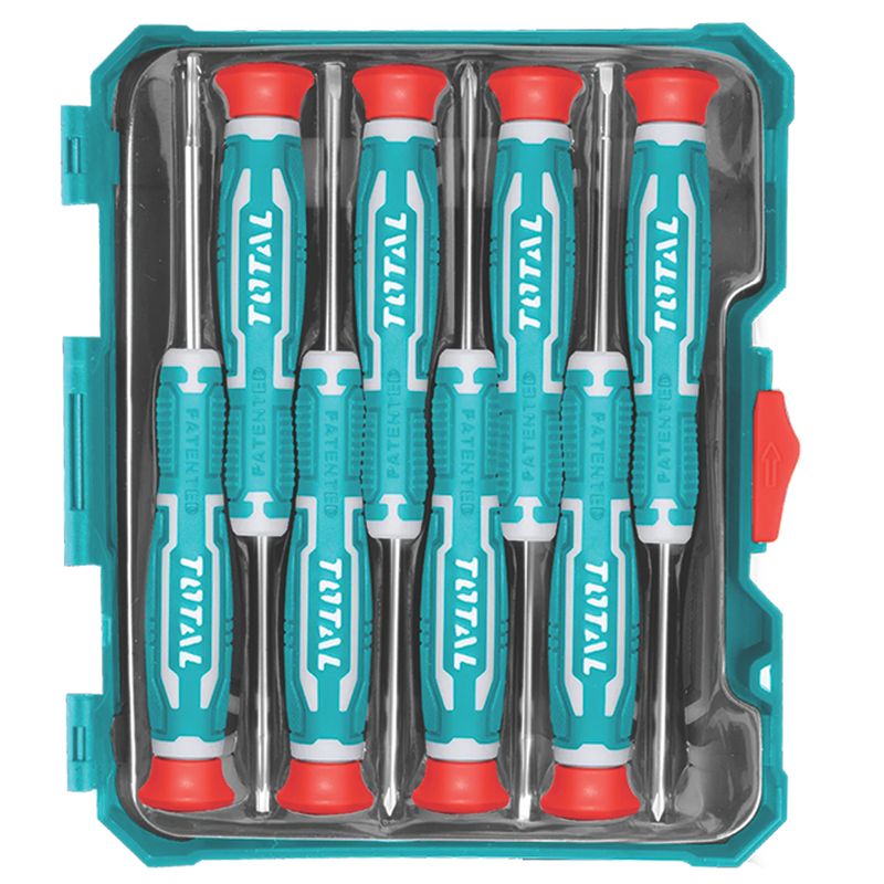 پیچ گوشتی ساعتی توتال مدل tht250826 مجموعه 8 عددی