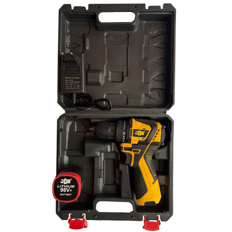 پیچ گوشتی شارژی 98 ولت جاب مدل jb 98 max edition مجموعه 4 عددی