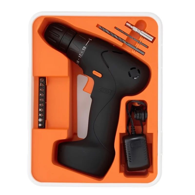 پیچ گوشتی شارژی ایکیا مدل fixa 7.2 v مجموعه 15عددی