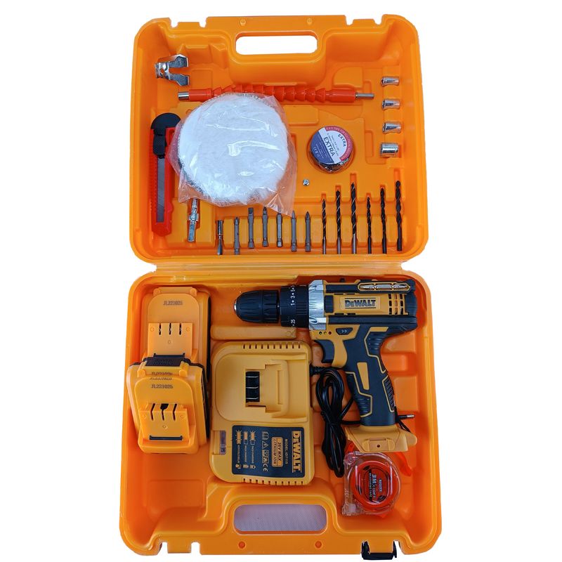 پیچ گوشتی شارژی مدل dw 36vfmax مجموعه 28 عددی