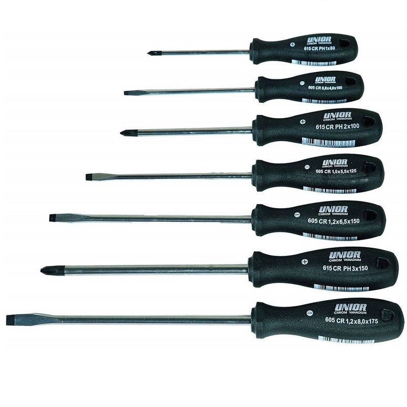 پیچ گوشتی یونیور مدل 607cs7cr بسته 7 عددی