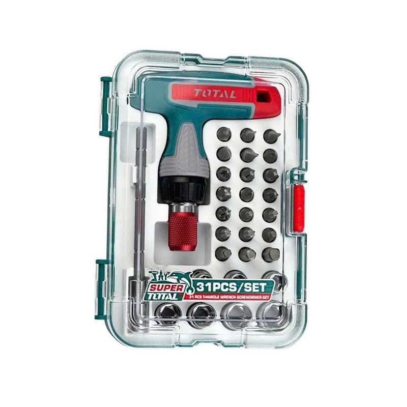 پیچگوشتی ست توتال مدل tacsd30316 بسته 31 عددی