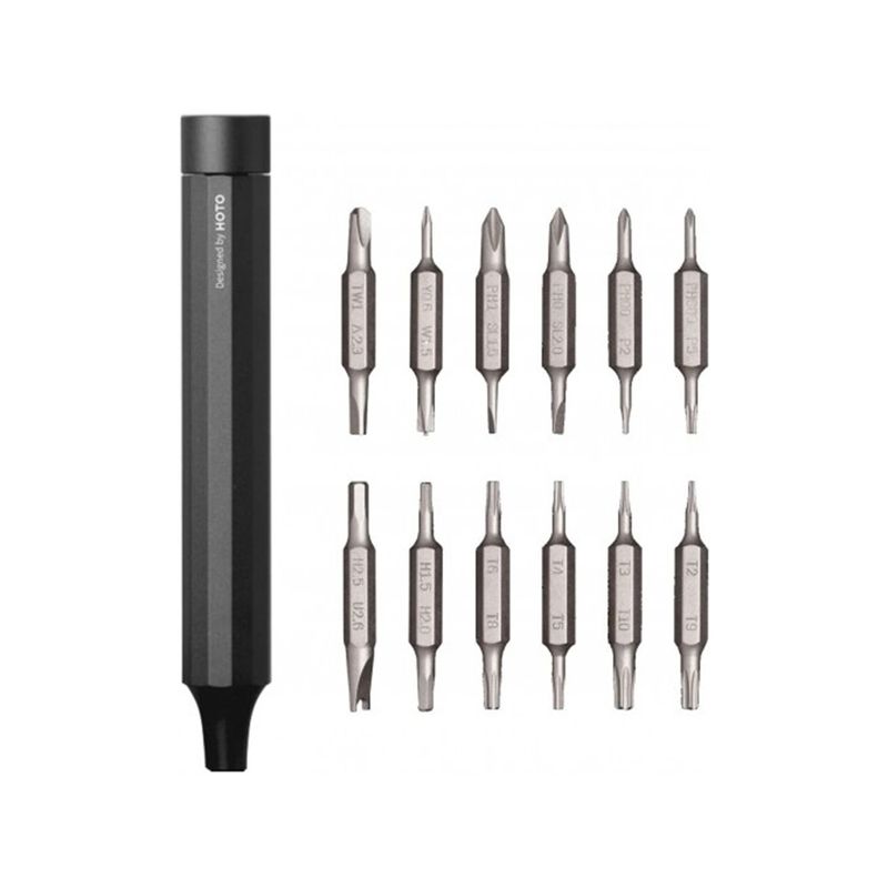 پیچ‌گوشتی هوتو مدل qwlsd004 مجموعه 24 عددی