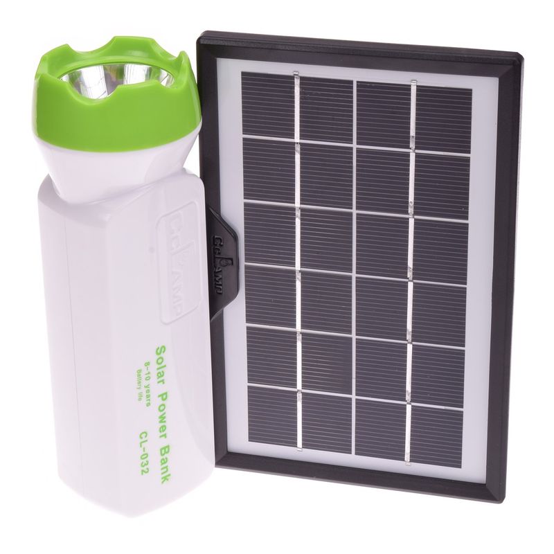 چراغ اضطراری و شارژر خورشیدی سی سی لمپ مدل cl 032