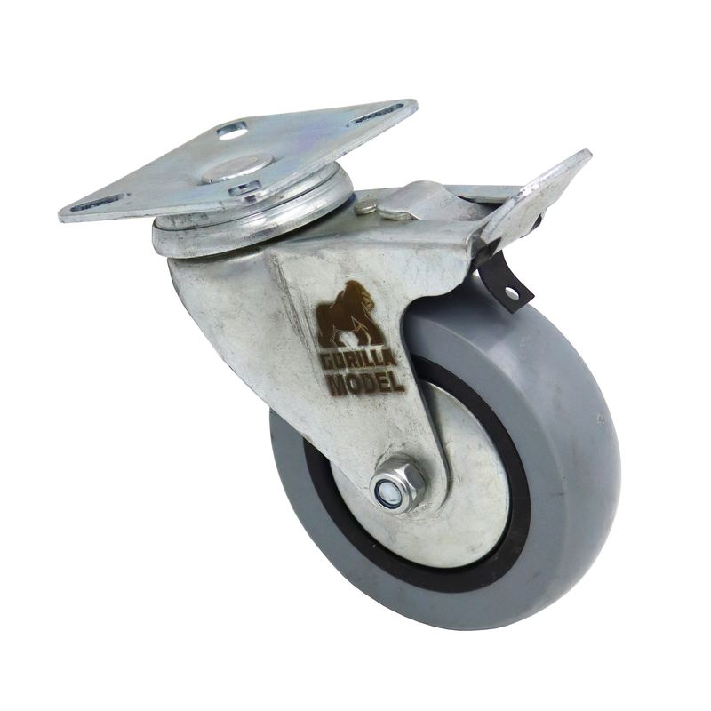 چرخ گردان کفی دار مدل گوریلا کد ypt kafi lastici 100mm