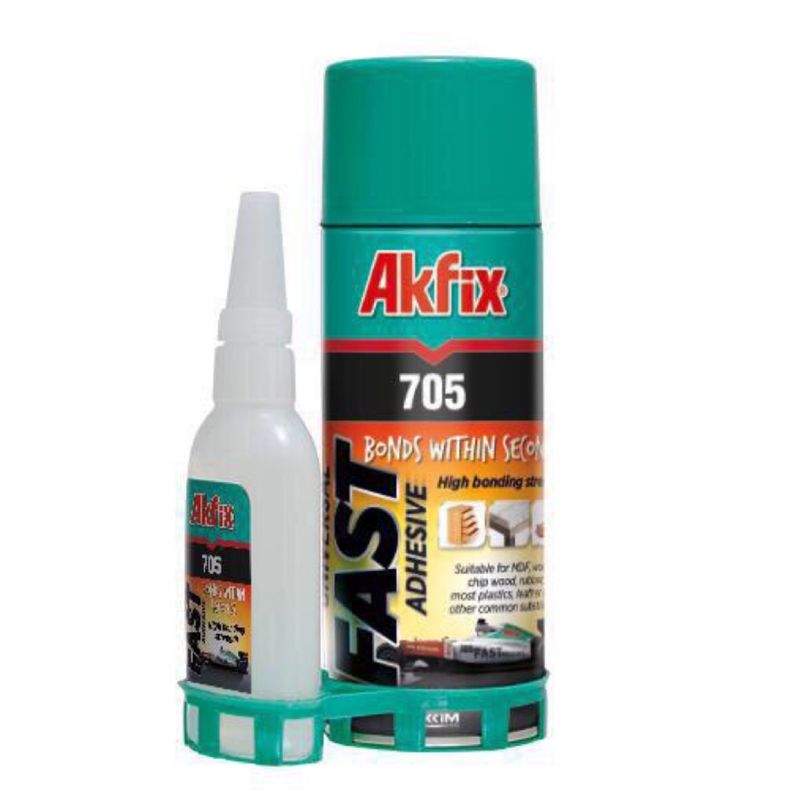 چسب 123 آکفیکس مدل akfix 705 حجم 400 میلی لیتر مجموعه 6 عددی