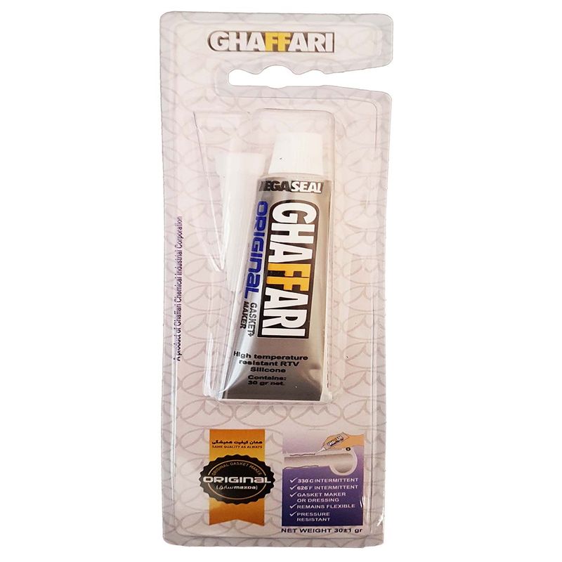 چسب آب بندی  درزگیری و عایق بندی غفاری مدل mega seal mazda وزن 30 گرمی