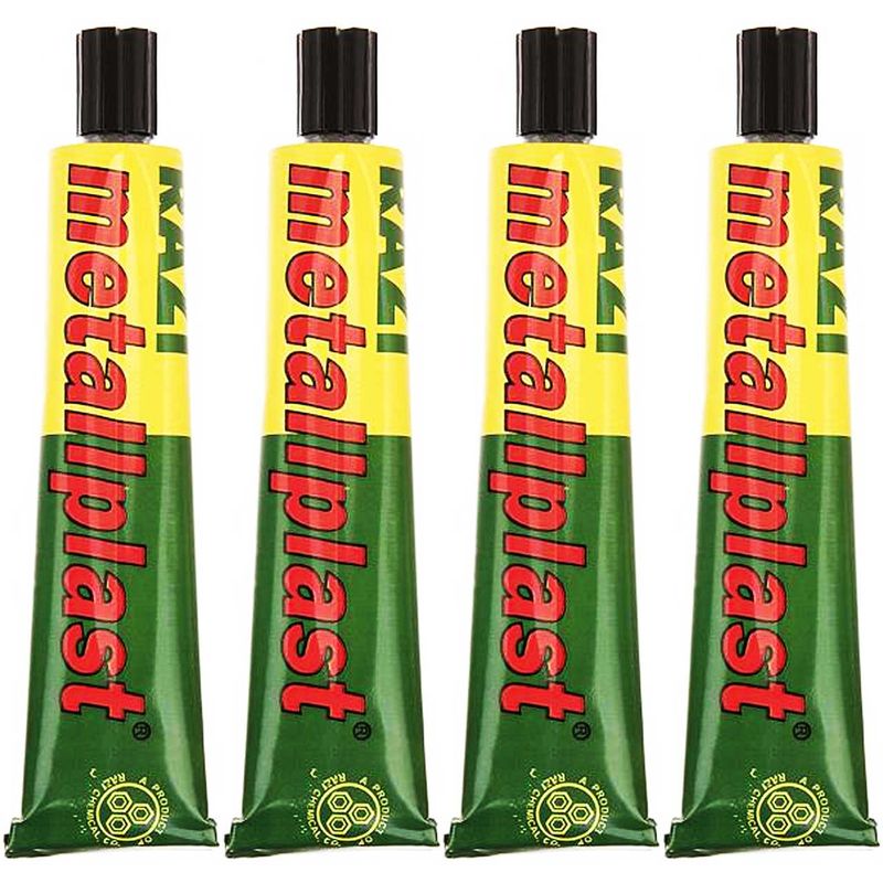 چسب آهن رازی مدل metallplast حجم 50 میلی لیتر بسته 4 عددی