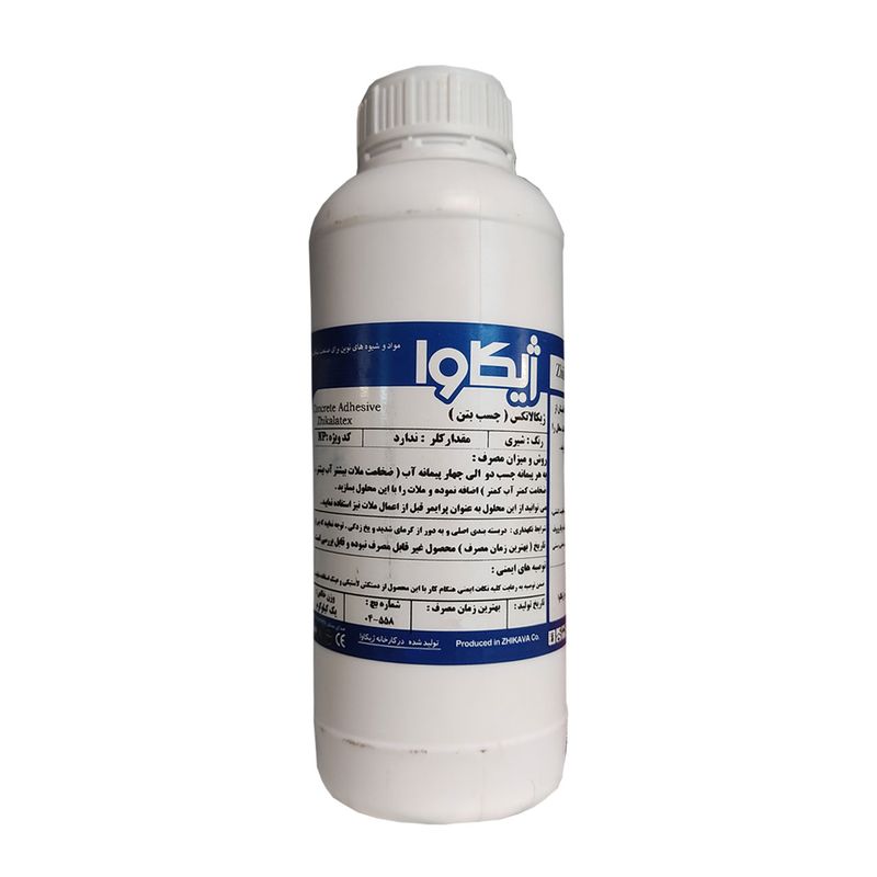 چسب بتن ژیکاوا ژیکالاتکس مدل zhikalatex حجم یک لیتر