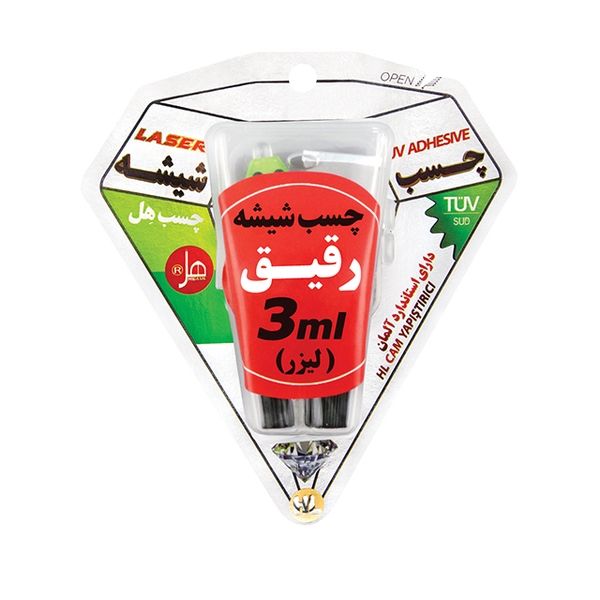 چسب شیشه هل مدل uv1r حجم 3 میلی لیتر