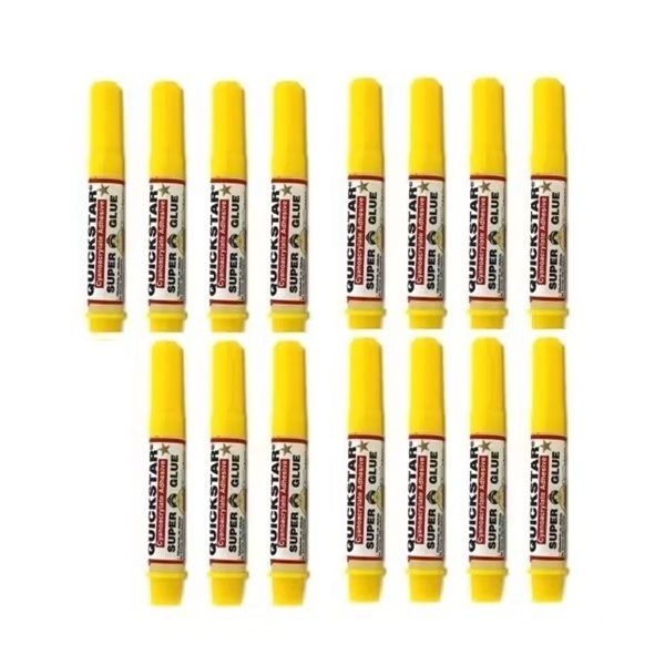 چسب قطره ای کوییک استار مدل qs وزن یک و نیم گرم بسته 15 عددی
