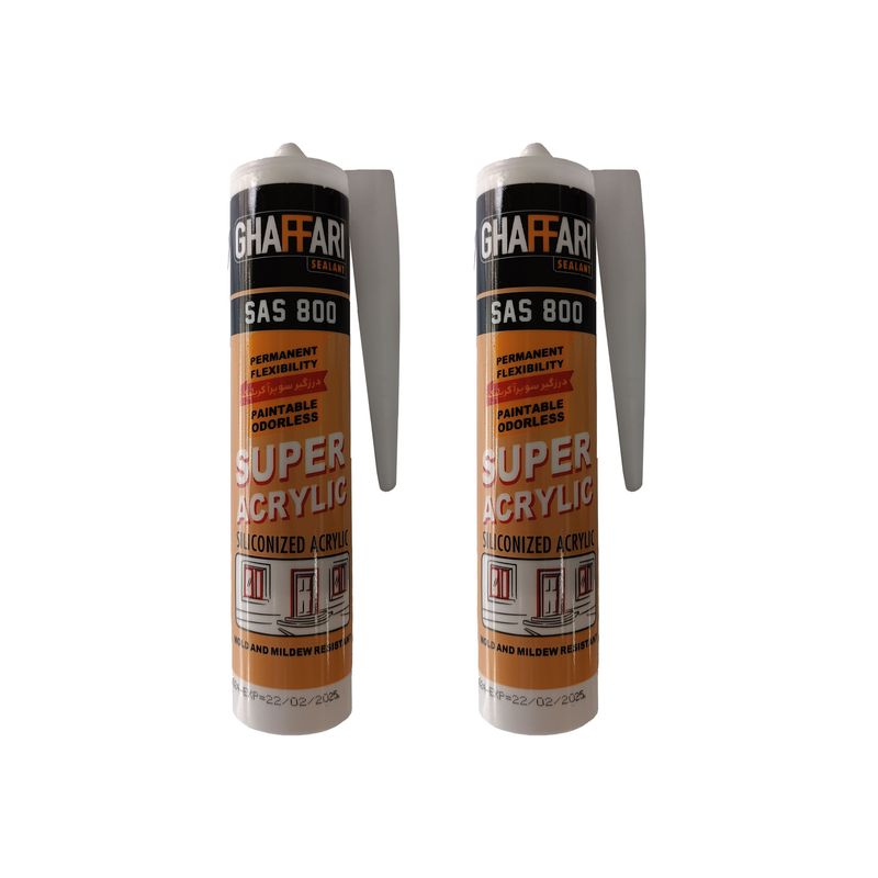 چسب ماستیک غفاری مدل p1 حجم 920 میلی لیتر بسته 2 عددی