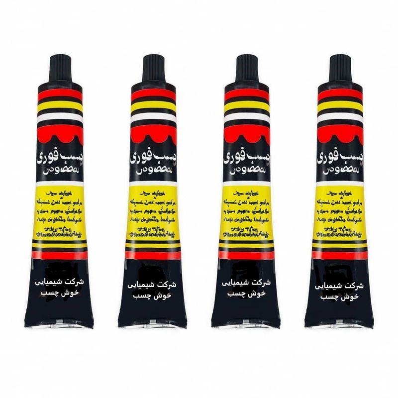 چسب مایع فوری خوش چسب مدل m8 حجم 35 میلی لیتر بسته 4 عددی