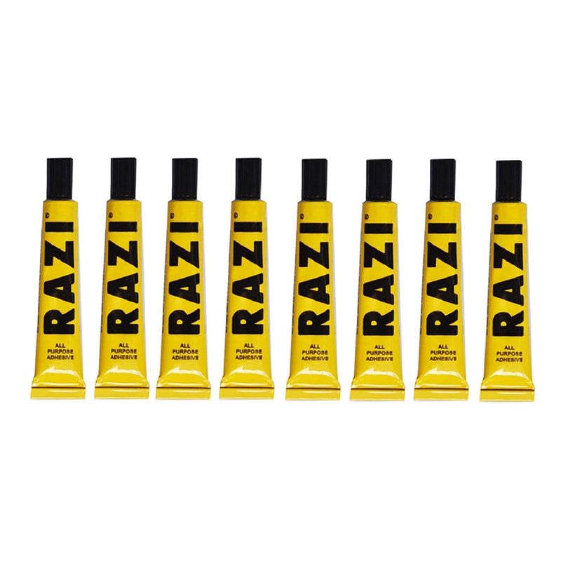 چسب همه کاره رازی مدل all purpose adhesive کد 007 حجم 8 میلی لیتر بسته 8 عددی