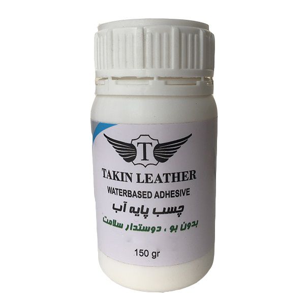 چسب پایه آب چرم دوزی تکین مدل tk150 وزن 150 گرم