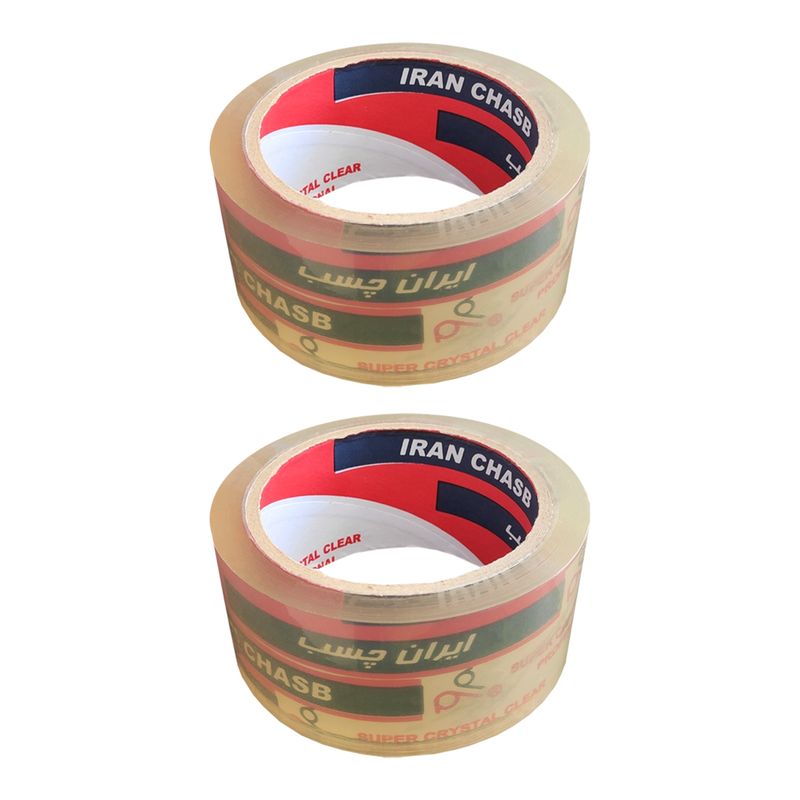 چسب پهن ایران چسب کد ir22 عرض 5 سانتی متر بسته 2 عددی