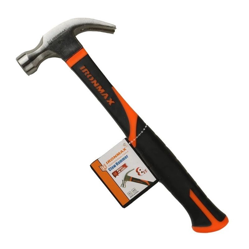 چکش میخ کش آیرونمکس مدل 16oz وزن 500 گرم