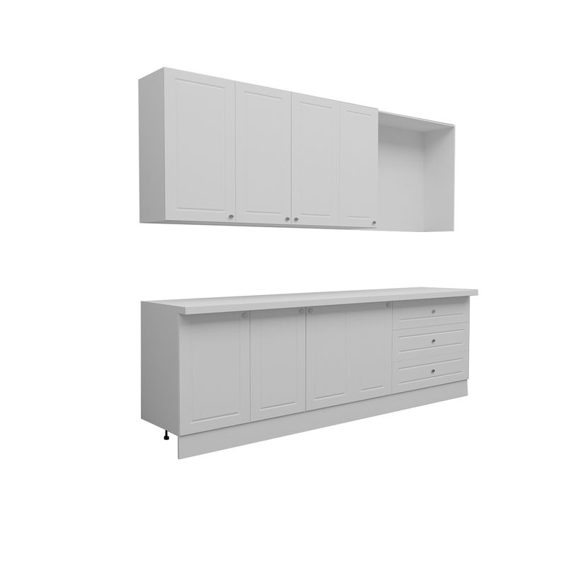 کابینت آشپزخانه اعیان مدل fh c19 مجموعه 8 عددی
