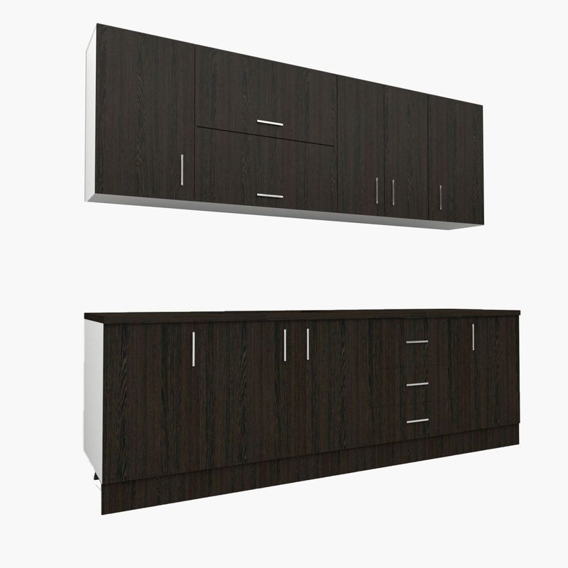 کابینت آشپزخانه اعیان مدل fh cw12 مجموعه  8 عددی