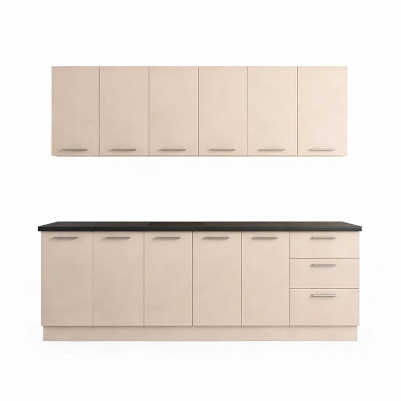 کابینت آشپزخانه زمینی_دیواری 11در مدل موکا