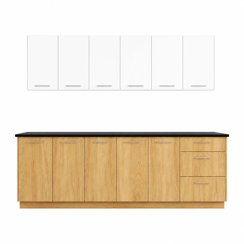 کابینت آشپزخانه زمینی_دیواری 7 در مدل سیدنی