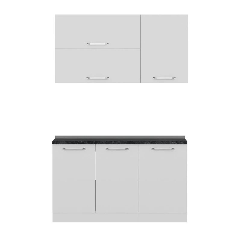 کابینت آشپزخانه فلفور کابینت مدل 140 cm مجموعه 4 عددی