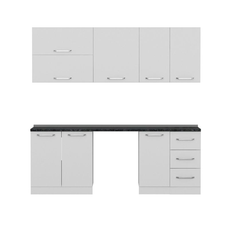 کابینت آشپزخانه مدل b 1 minar 220 cm مجموعه دو عددی