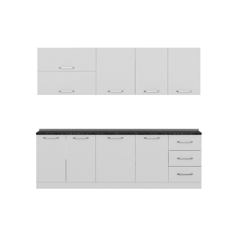 کابینت آشپزخانه مدل b 1 minar 250 cm مجموعه دو عددی